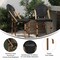Flash Furniture Marseille Stackable IndoorOutdoor French Bistro 26 Counter Height Stool, Black and Bamboo Finish SDA-AD642107-CS-BK-NAT-GG - alternate 7